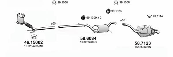  ART4442 Система випуску відпрацьованих газів ART4442: Приваблива ціна - Купити у Польщі на 2407.PL!