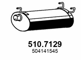 Asso 510.7129 End Silencer 5107129: Buy near me in Poland at 2407.PL - Good price!