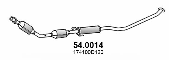 Asso 54.0014 Catalytic Converter 540014: Buy near me in Poland at 2407.PL - Good price!