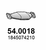Asso 54.0018 Catalytic Converter 540018: Buy near me in Poland at 2407.PL - Good price!