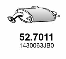 Asso 52.7011 Глушитель, задняя часть 527011: Отличная цена - Купить в Польше на 2407.PL!