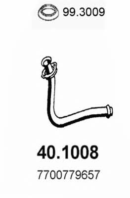  40.1008 Exhaust pipe 401008: Buy near me in Poland at 2407.PL - Good price!