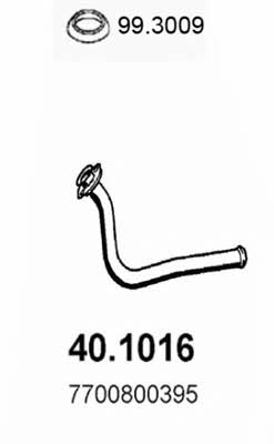  40.1016 Exhaust pipe 401016: Buy near me in Poland at 2407.PL - Good price!