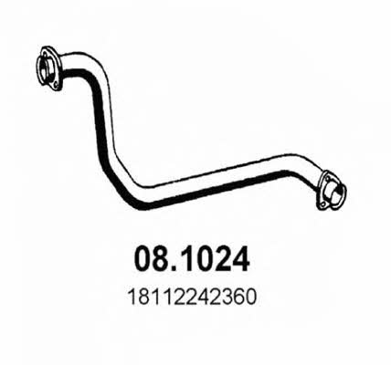 Asso 08.1024 Exhaust pipe 081024: Buy near me in Poland at 2407.PL - Good price!