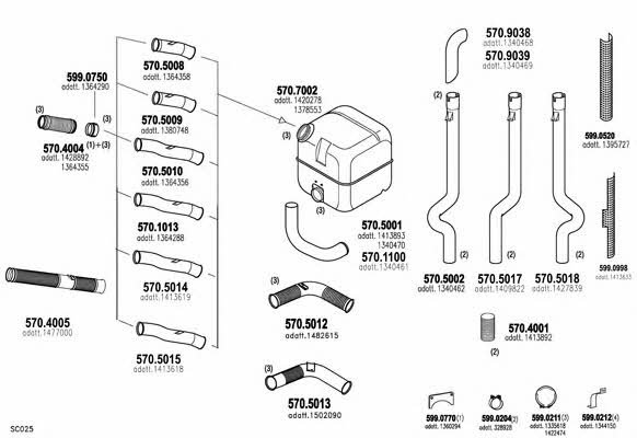  ARTTRUCK652 Exhaust system ARTTRUCK652: Buy near me in Poland at 2407.PL - Good price!