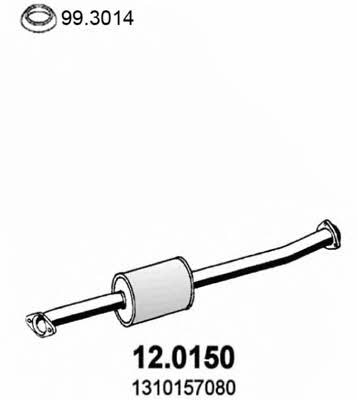 Asso 12.0150 Catalytic Converter 120150: Buy near me in Poland at 2407.PL - Good price!