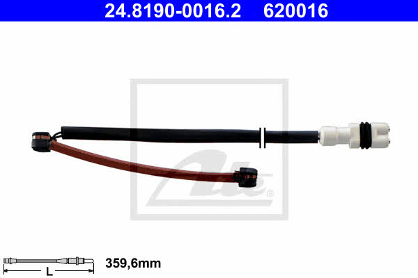 Ate 24.8190-0016.2 Czujnik zużycia klocków hamulcowych 24819000162: Atrakcyjna cena w Polsce na 2407.PL - Zamów teraz!