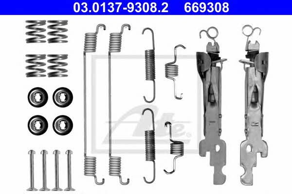 Ate 03.0137-9308.2 Mounting kit brake pads 03013793082: Buy near me in Poland at 2407.PL - Good price!