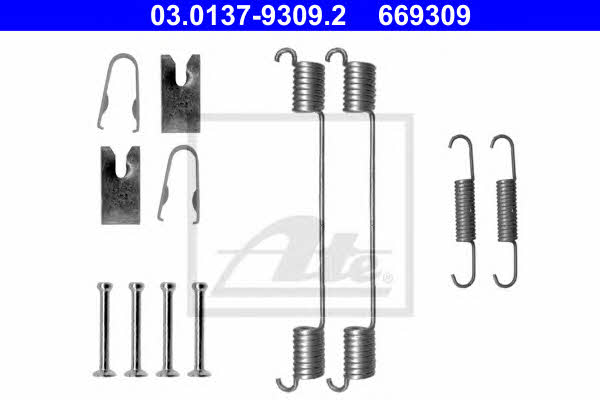 Ate 03.0137-9309.2 Repair kit for parking brake pads 03013793092: Buy near me in Poland at 2407.PL - Good price!