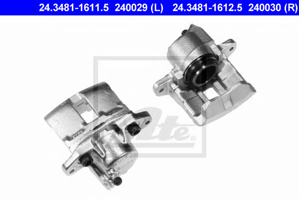 Ate 24.3481-1612.5 Brake caliper front right 24348116125: Buy near me in Poland at 2407.PL - Good price!
