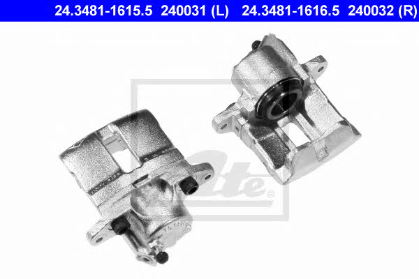 Ate 24.3481-1616.5 Brake caliper front right 24348116165: Buy near me at 2407.PL in Poland at an Affordable price!