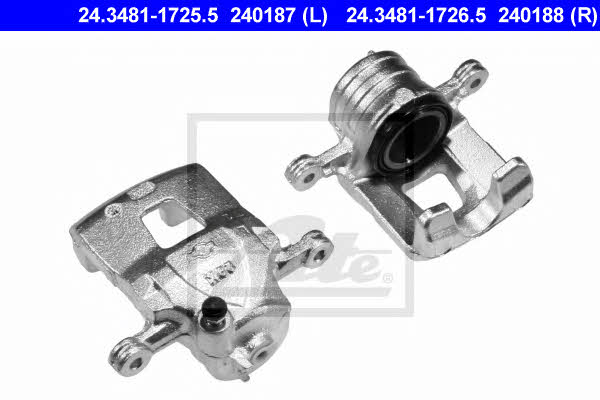 Ate 24.3481-1726.5 Brake caliper front right 24348117265: Buy near me in Poland at 2407.PL - Good price!