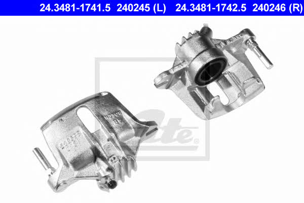 Ate 24.3481-1742.5 Brake caliper front right 24348117425: Buy near me in Poland at 2407.PL - Good price!