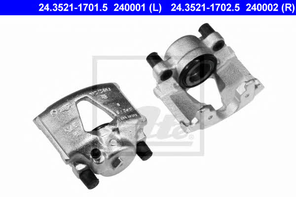 Ate 24.3521-1702.5 Brake caliper front right 24352117025: Buy near me in Poland at 2407.PL - Good price!