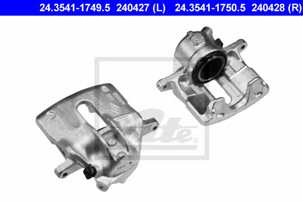 Ate 24.3541-1750.5 Brake caliper front right 24354117505: Buy near me in Poland at 2407.PL - Good price!
