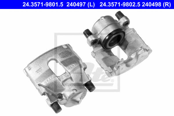 Ate 24.3571-9802.5 Brake caliper front right 24357198025: Buy near me in Poland at 2407.PL - Good price!