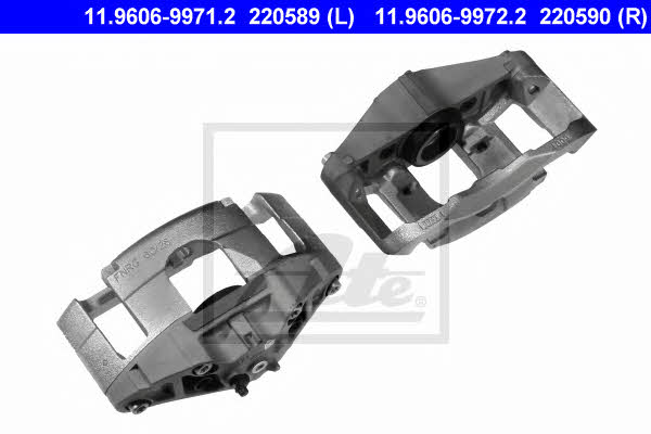 Ate 11.9606-9972.2 Brake caliper front right 11960699722: Buy near me at 2407.PL in Poland at an Affordable price!