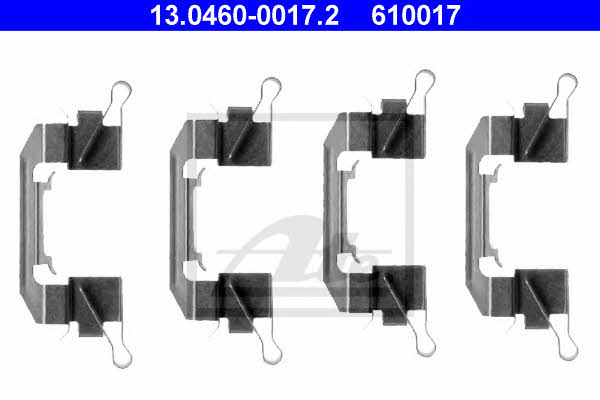 Ate 13.0460-0017.2 Mounting kit brake pads 13046000172: Buy near me in Poland at 2407.PL - Good price!