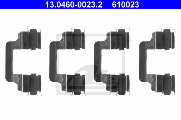 Ate 13.0460-0023.2 Mounting kit brake pads 13046000232: Buy near me in Poland at 2407.PL - Good price!