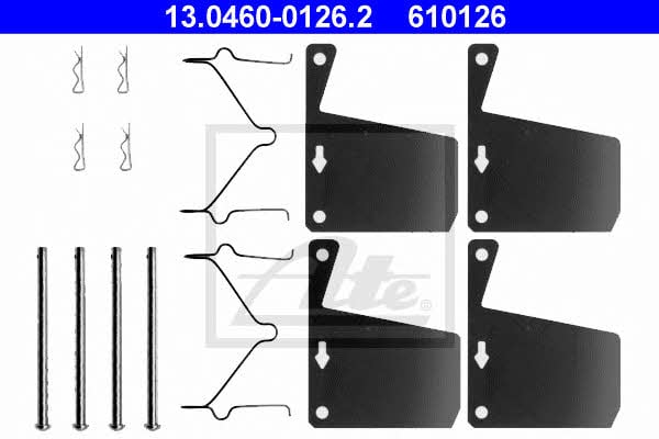 Ate 13.0460-0126.2 Mounting kit brake pads 13046001262: Buy near me in Poland at 2407.PL - Good price!