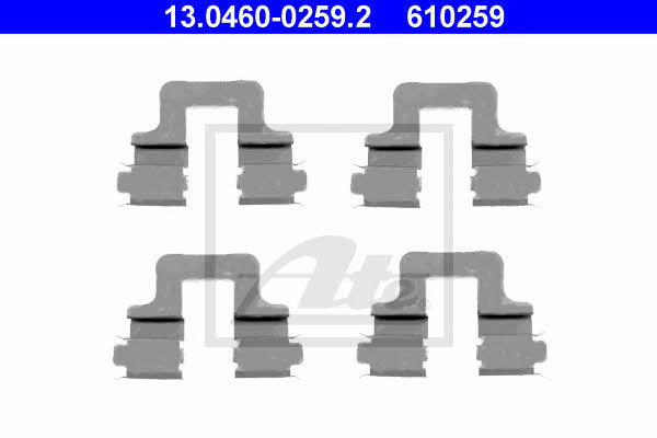 Ate 13.0460-0259.2 Mounting kit brake pads 13046002592: Buy near me at 2407.PL in Poland at an Affordable price!
