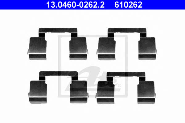 Ate 13.0460-0262.2 Комплект монтажный тормозных колодок 13046002622: Отличная цена - Купить в Польше на 2407.PL!