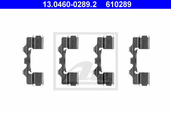 Ate 13.0460-0289.2 Mounting kit brake pads 13046002892: Buy near me in Poland at 2407.PL - Good price!