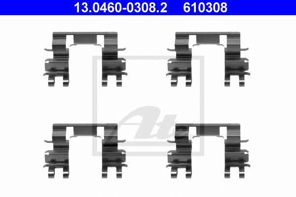 Ate 13.0460-0308.2 Mounting kit brake pads 13046003082: Buy near me in Poland at 2407.PL - Good price!