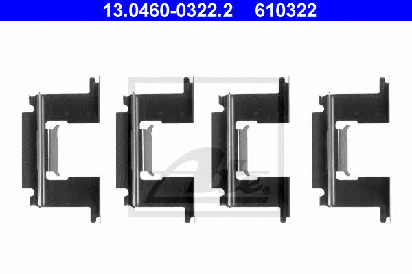 Ate 13.0460-0322.2 Mounting kit brake pads 13046003222: Buy near me in Poland at 2407.PL - Good price!