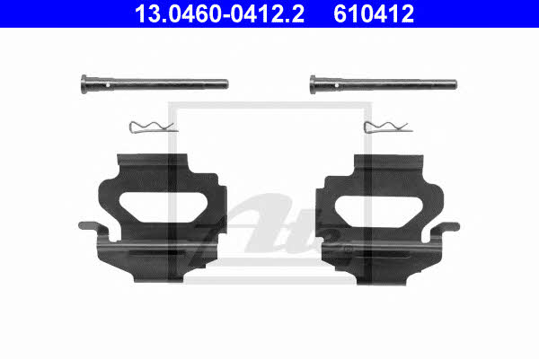 Ate 13.0460-0412.2 Mounting kit brake pads 13046004122: Buy near me in Poland at 2407.PL - Good price!