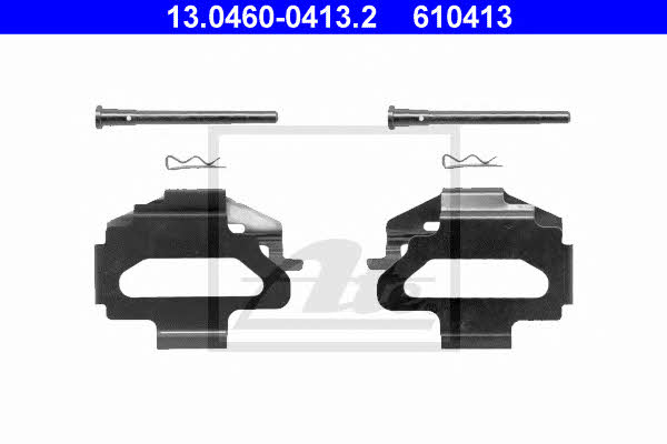 Ate 13.0460-0413.2 Mounting kit brake pads 13046004132: Buy near me in Poland at 2407.PL - Good price!
