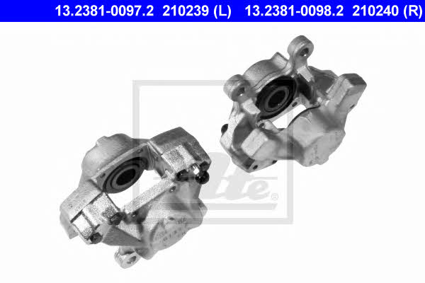 Ate 13.2381-0097.2 Суппорт тормозной задний левый 13238100972: Отличная цена - Купить в Польше на 2407.PL!