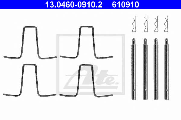 Ate 13.0460-0910.2 Mounting kit brake pads 13046009102: Buy near me in Poland at 2407.PL - Good price!