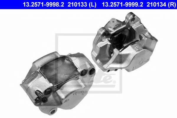 Ate 13.2571-9998.2 Brake caliper front left 13257199982: Buy near me at 2407.PL in Poland at an Affordable price!