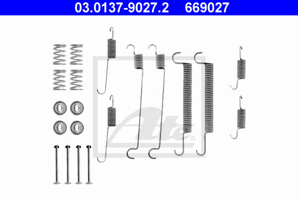 Ate 03.0137-9027.2 Mounting kit brake pads 03013790272: Buy near me in Poland at 2407.PL - Good price!