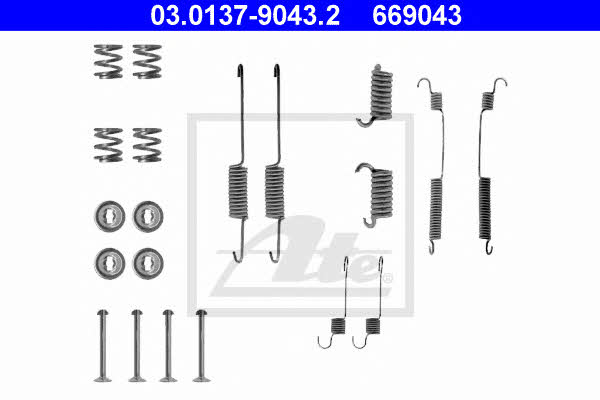 Ate 03.0137-9043.2 Mounting kit brake pads 03013790432: Buy near me in Poland at 2407.PL - Good price!