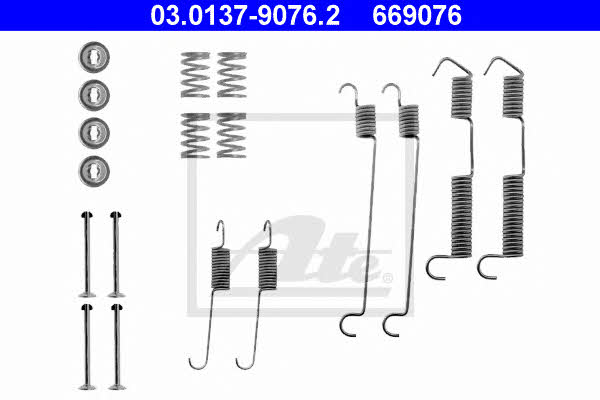Ate 03.0137-9076.2 Mounting kit brake pads 03013790762: Buy near me in Poland at 2407.PL - Good price!