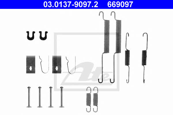 Ate 03.0137-9097.2 Mounting kit brake pads 03013790972: Buy near me in Poland at 2407.PL - Good price!