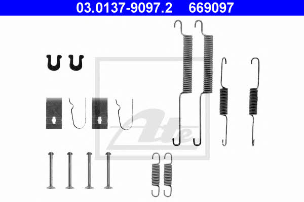 Ate 03.0137-9097.2 Mounting kit brake pads 03013790972: Buy near me at 2407.PL in Poland at an Affordable price!