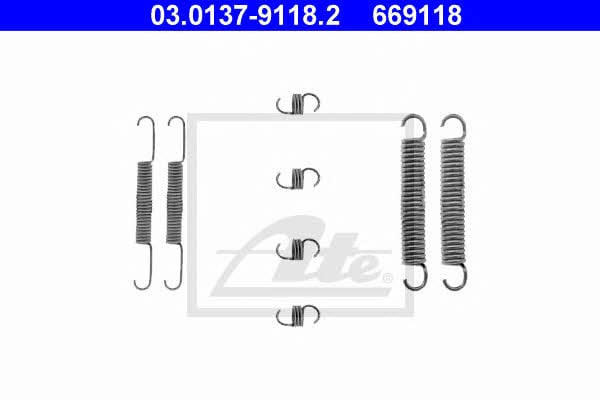 Ate 03.0137-9118.2 Комплект монтажный тормозных колодок 03013791182: Отличная цена - Купить в Польше на 2407.PL!