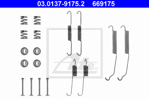 Ate 03.0137-9175.2 Mounting kit brake pads 03013791752: Buy near me at 2407.PL in Poland at an Affordable price!