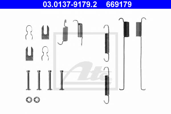 Ate 03.0137-9179.2 Mounting kit brake pads 03013791792: Buy near me in Poland at 2407.PL - Good price!