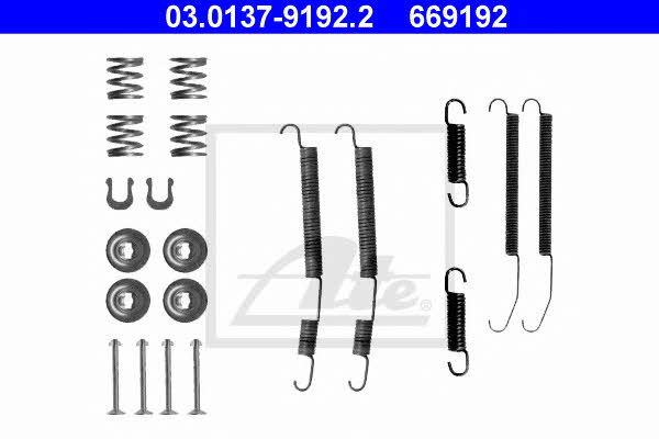 Ate 03.0137-9192.2 Mounting kit brake pads 03013791922: Buy near me in Poland at 2407.PL - Good price!