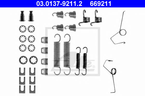 Ate 03.0137-9211.2 Mounting kit brake pads 03013792112: Buy near me in Poland at 2407.PL - Good price!