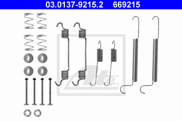 Ate 03.0137-9215.2 Mounting kit brake pads 03013792152: Buy near me in Poland at 2407.PL - Good price!