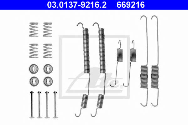 Ate 03.0137-9216.2 Mounting kit brake pads 03013792162: Buy near me in Poland at 2407.PL - Good price!