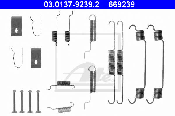 Ate 03.0137-9239.2 Mounting kit brake pads 03013792392: Buy near me in Poland at 2407.PL - Good price!