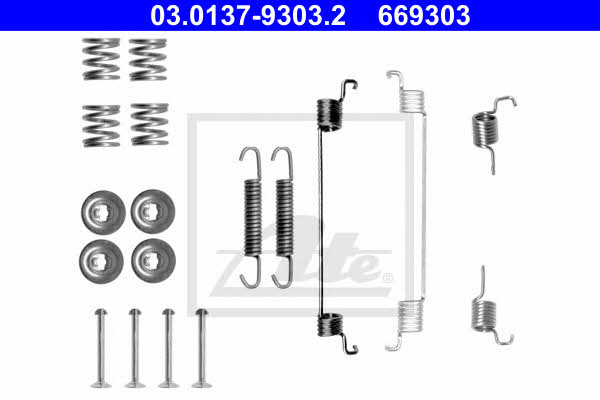 Ate 03.0137-9303.2 Mounting kit brake pads 03013793032: Buy near me in Poland at 2407.PL - Good price!