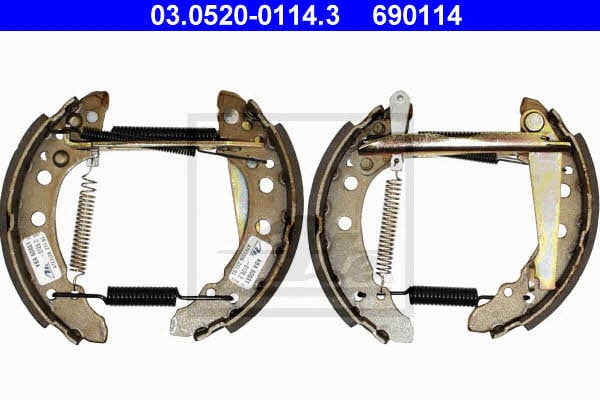 Ate 03.0520-0114.3 Brake shoe set 03052001143: Buy near me at 2407.PL in Poland at an Affordable price!