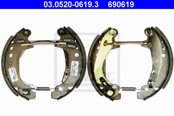 Ate 03.0520-0619.3 Brake shoe set 03052006193: Buy near me at 2407.PL in Poland at an Affordable price!